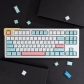 Unicorn 104+28 Japanese PBT Dye-subbed Keycap Set Cherry Profile Compatible with ANSI Mechanical Keyboard